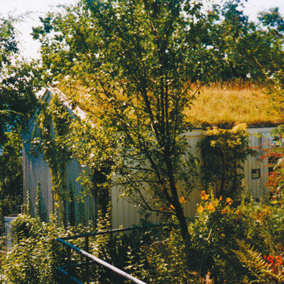 Detlef Grüneke - "Am Berge II", Herdecke/Ruhr, Hausgruppe am Hang, 1989, 7 EFH, Selbsthilfeprojekt